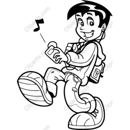 Cheerful Music Boy
