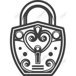 Ornate Padlock