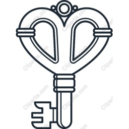 Heart-Shaped Key