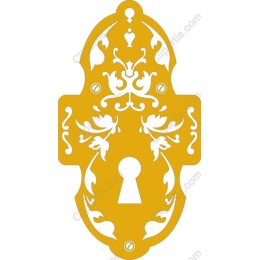 Ornate Vintage Lock Plate