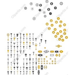 Vintage Key and Lock Collection