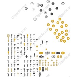 Vintage Key & Lock Collection