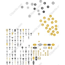 Key & Lock Icon Collection (/)