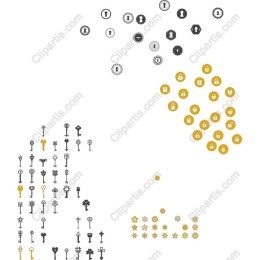Elegant Key and Lock Collection
