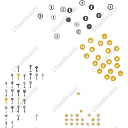 Key and Lock Icons Collection
