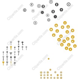 Elegant Key and Lock Collection