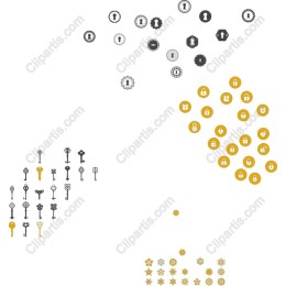 Key & Lock Icons Collection