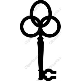 Elegant Vintage Key