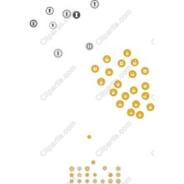 Vibrant Lock Icons and Floral Set