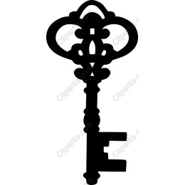 Vintage Ornate Key