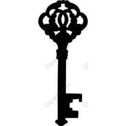 Elegant Vintage Key