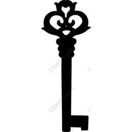 Vintage Ornate Key