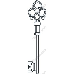 Ornate Vintage Key