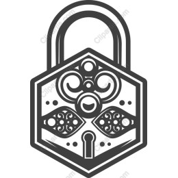 Vintage Ornate Padlock