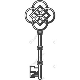 Elegant Decorative Key