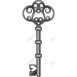 Vintage Ornate Key