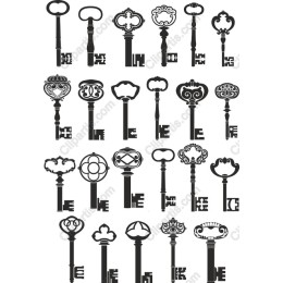 Ornate Vintage Key Collection