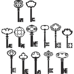 Vintage Key Bundle