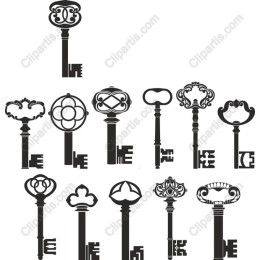 Vintage Key Collection