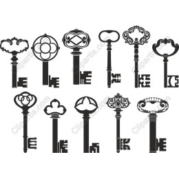Vintage Key Collection