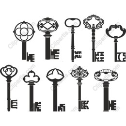 Vintage Key Pack