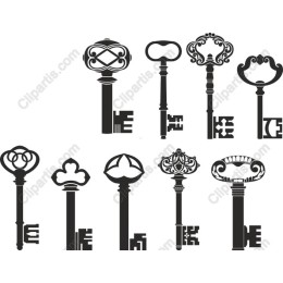 Vintage Key Collection