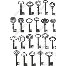 Ornamental Vintage Key Collection