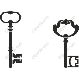 Elegant Vintage Key Set