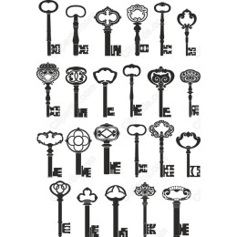 Vintage Key Set
