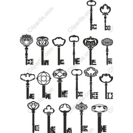 Vintage Key Set