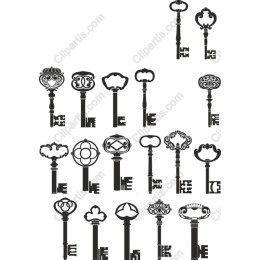 Vintage Key Set