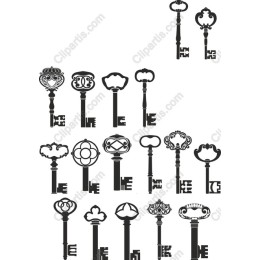 Vintage Key Collection