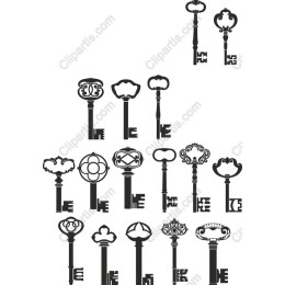 Vintage Key Collection