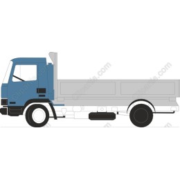 Blue Dump Truck