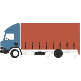 Side View Delivery Truck