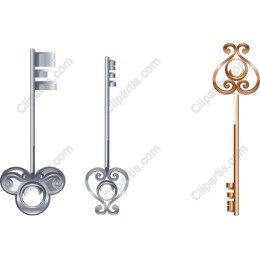 Elegant Decorative Key Collection