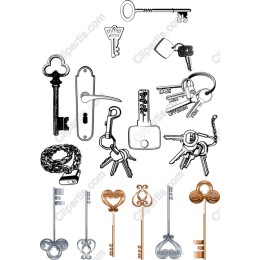 Elegant Key Collection