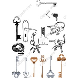 Ornate Key Collection