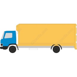 Vibrant Delivery Truck