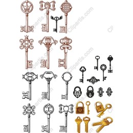 Vintage Key Set