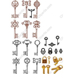 Vintage Key Set