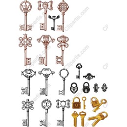 Vintage Key Collection