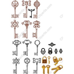 Vintage Key Collection - Intricate