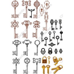 Vintage Key Collection