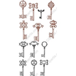 Vintage Key Collection