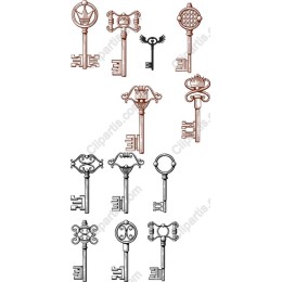 Vintage Key Collection