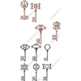 Vintage Key Collection