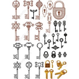Vintage Key Collection - Unlock Your Creativity!