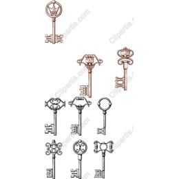 Vintage Key Collection