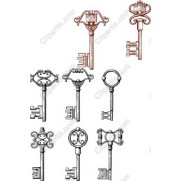 Vintage Key Collection